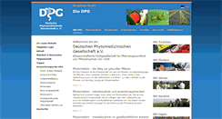 Desktop Screenshot of dpg.phytomedizin.org